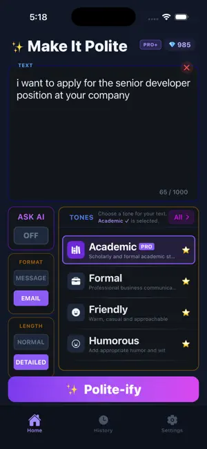 Make It Polite screenshot 1
