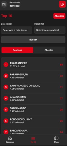 BI Transvidal Transportes iPhone screenshot