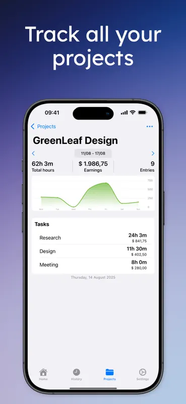 Work Counter: Hours Tracker screenshot 4 of 9