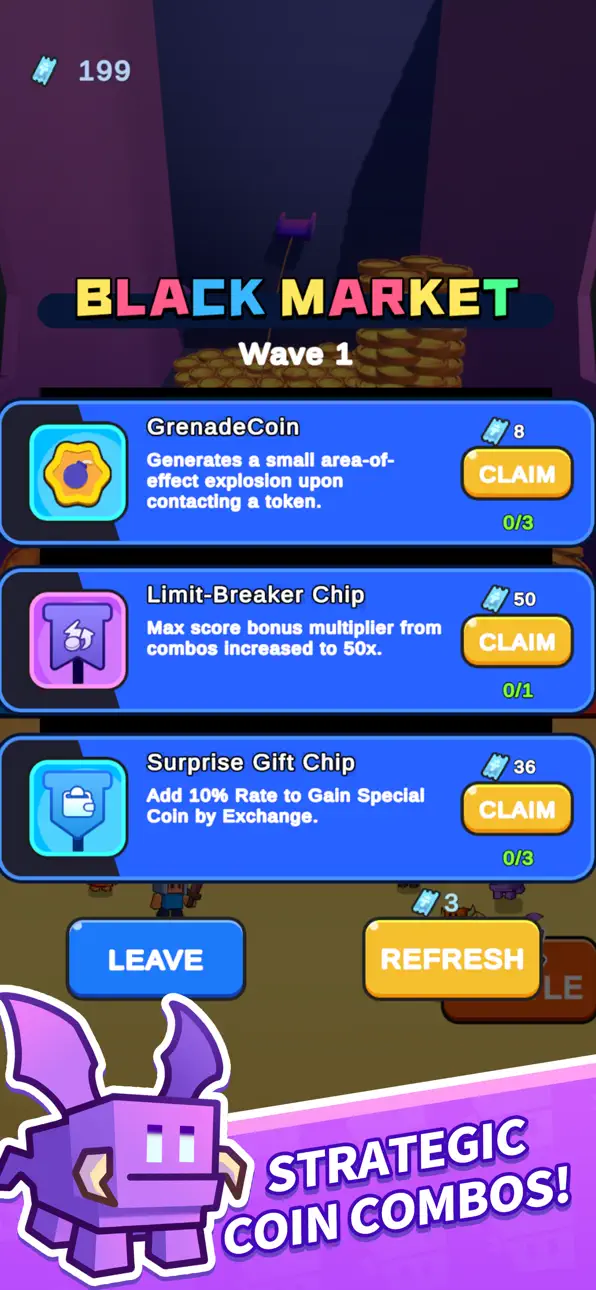 Coinpush Heroes Hack screenshot 5 - iOS game interface