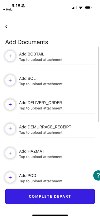 Landside Driver Mobile App Screenshot 5 of 5