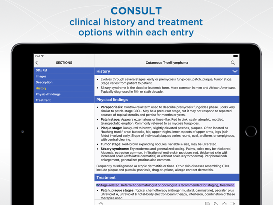 Derm DDx iPad screenshot 2 - Medical app