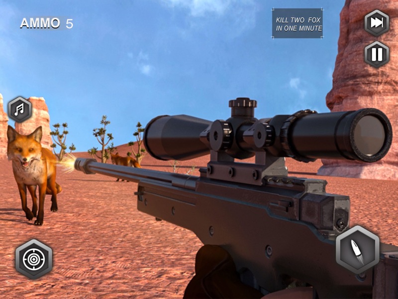 狙撃兵狩猟動物の3Dゲーム screenshot 8