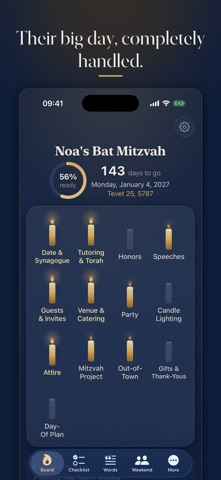 Bar Mitzvah Planner: Kvell iPhone screenshot