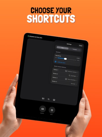PhoneMouse – Wireless Mouse iPad screenshot