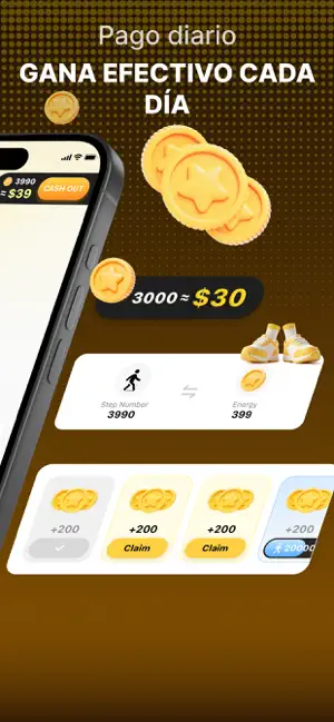 WalkGains iPhone screenshot 2