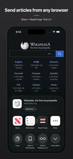 Read Forge: Speed Reader screenshot 3