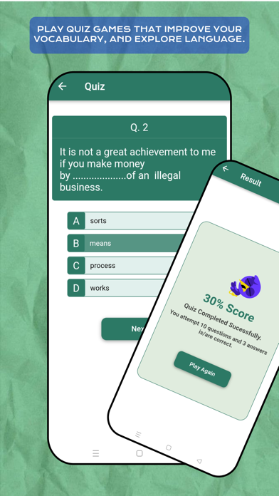 AI English Dictionary Screenshot