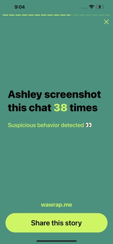 My WA Wrapped Screenshot 3 of 6