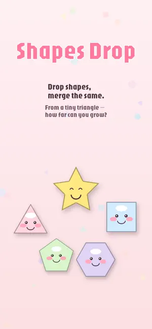 Shapes Drop — Merge Puzzle screenshot 1