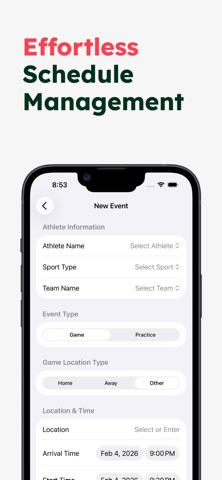 Game Time – Sports Calendar screenshot