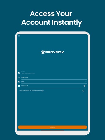 Proxmox VE Companion iPad screenshot 4