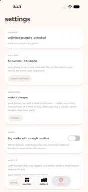 Weft: Day Tracker screenshot 8