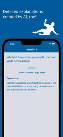 Baseball AI Quiz screenshot