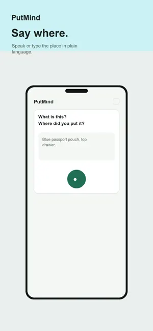PutMind: Find Your Things screenshot 2
