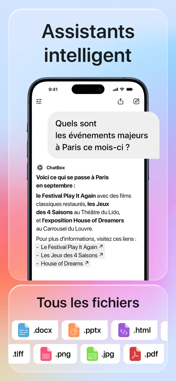 Screenshot #2 pour ChatBox - Chat bot IA français