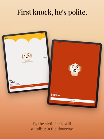 Scrappy: Screen Time Guard Dog iPad screenshot