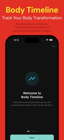 Body Timeline: Track your body iPhone screenshot
