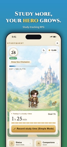 StudyQuest - Study RPG Screenshot 1 of 6