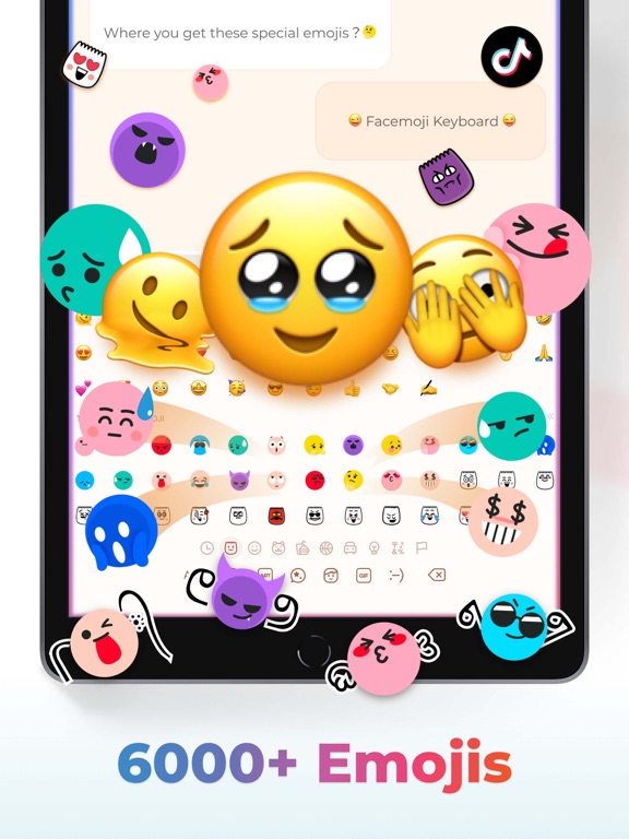 Screenshot #6 pour Emoji Keyboard&Fonts:Facemoji