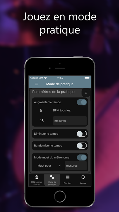 Screenshot #2 pour Camtronome - Pro Metronome