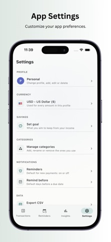 TxnApp Income Expense Manager Screenshot 8 of 10