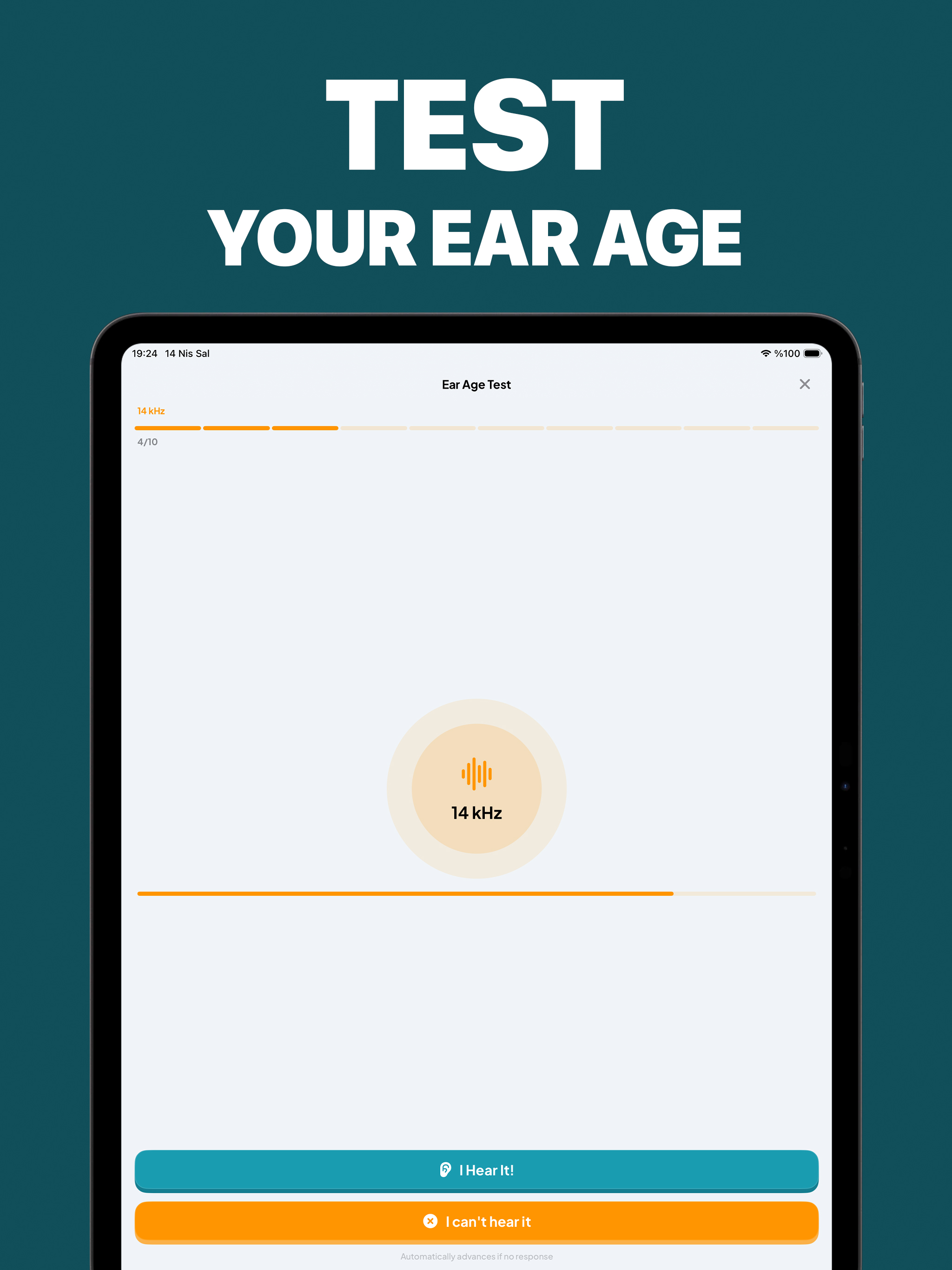 Hearing Test: Ear Age Test