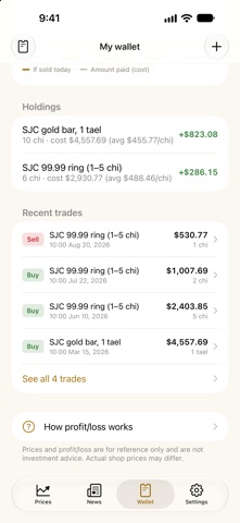 mGold: Vietnam Gold & Silver screenshot 5