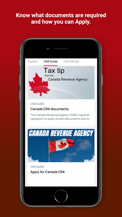 Canadian Tax Info: Canada CRA Screenshot