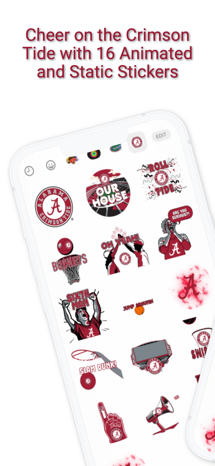 Crimson Tide Sticker Pack 2024