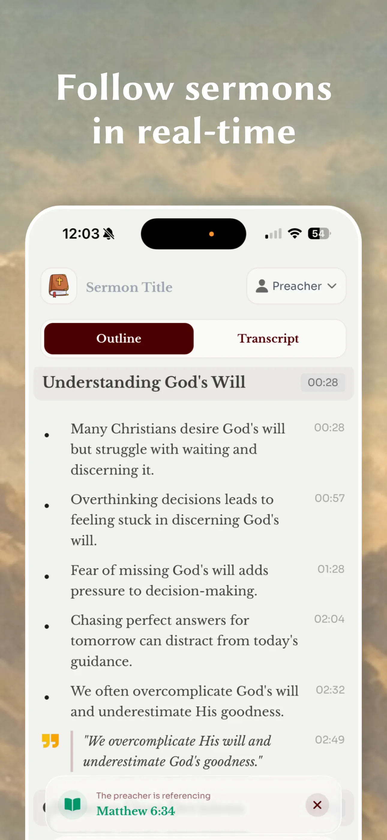 Sermon Scribe: Bible Notetaker screenshot 3 of 6