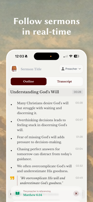 Sermon Scribe: Bible Notetaker Screenshot 3 of 9
