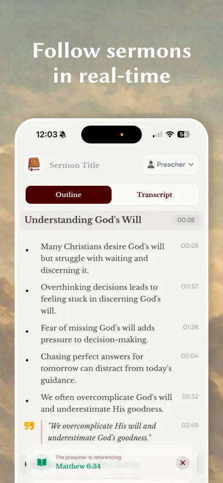 Sermon Scribe: Bible Notetaker screenshot 3 of 6