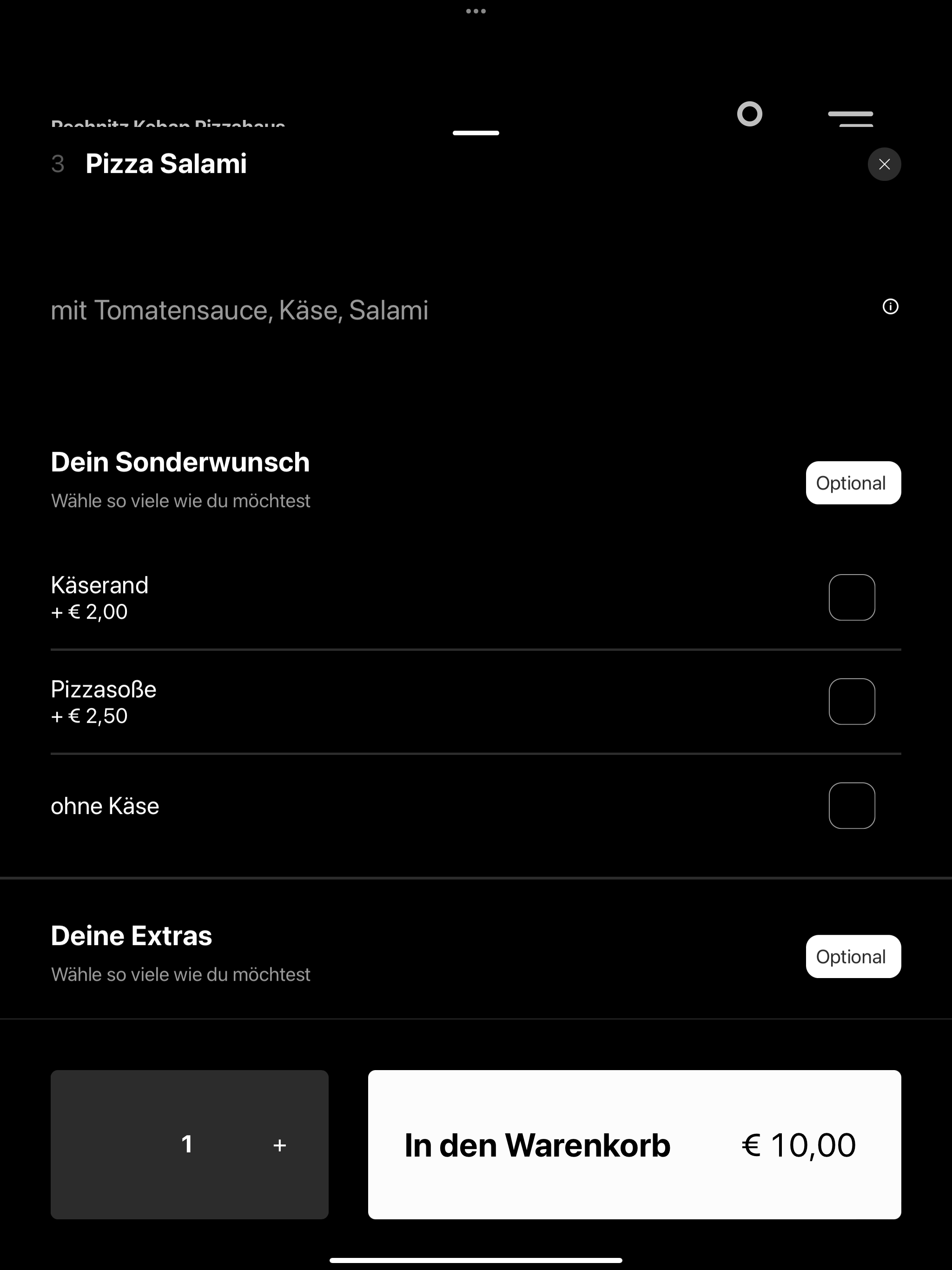 Rechnitz Kebap Pizzahaus screenshot 8