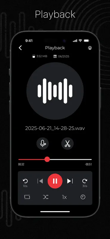 Audio Recorder Pro & Playback screenshot 4 of 10