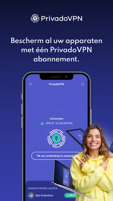 PrivadoVPN - Veilige VPN screenshot 3