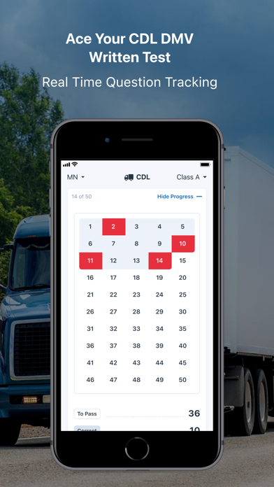 CDL Practice Written Test iPhone screenshot 5 - Education app