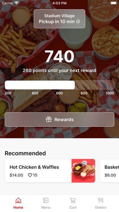 Nashville Coop iPhone screenshot 1 - Food & Drink app