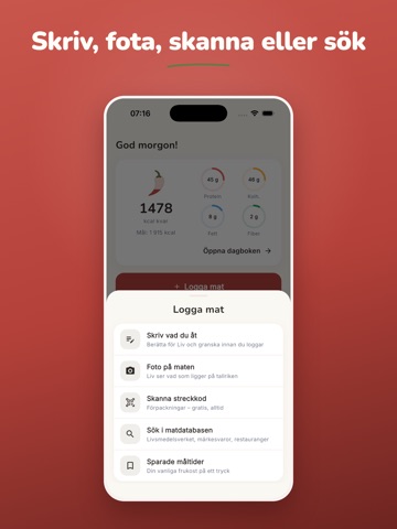 Peppar: Kaloriräknare med AI iPad screenshot 3