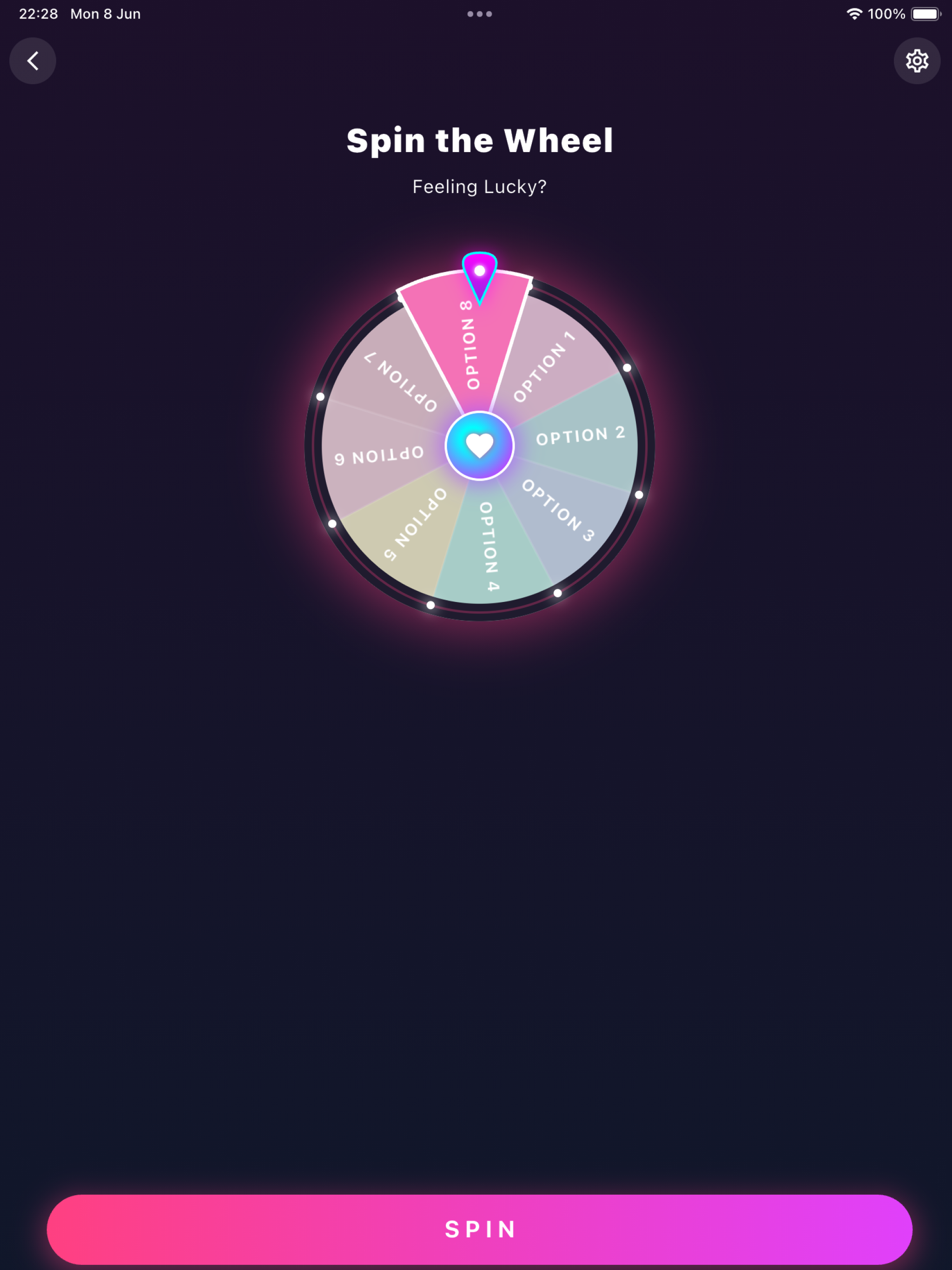 Neon Spin – Wheel & Random screenshot 7