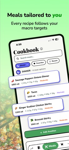 Tailored Nutrition Screenshot 1 of 6
