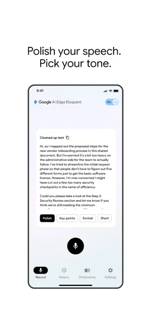 Google AI Edge Eloquent screenshot 3