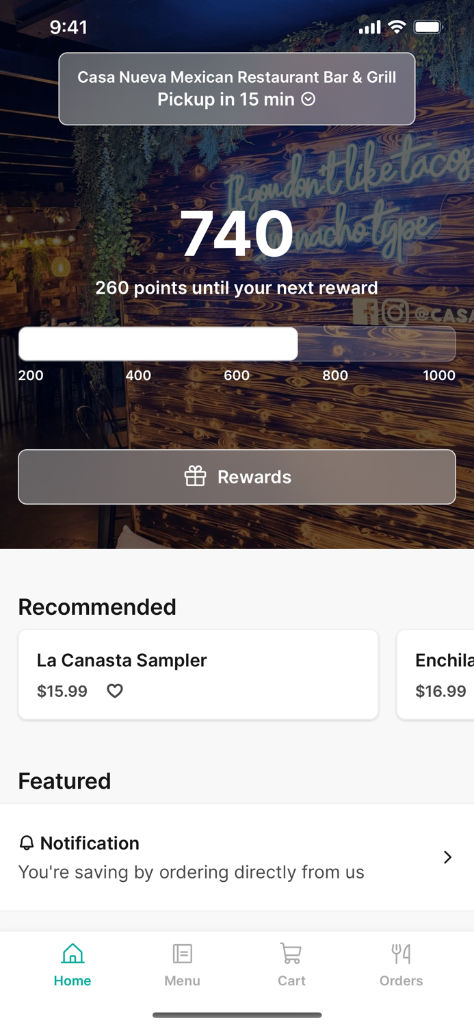 Casa Nueva Mexican Bar  Grill