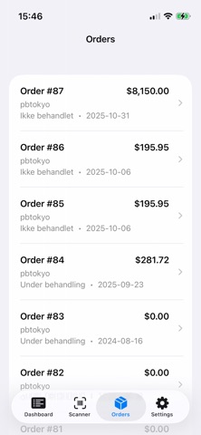 Mystore Admin screenshot