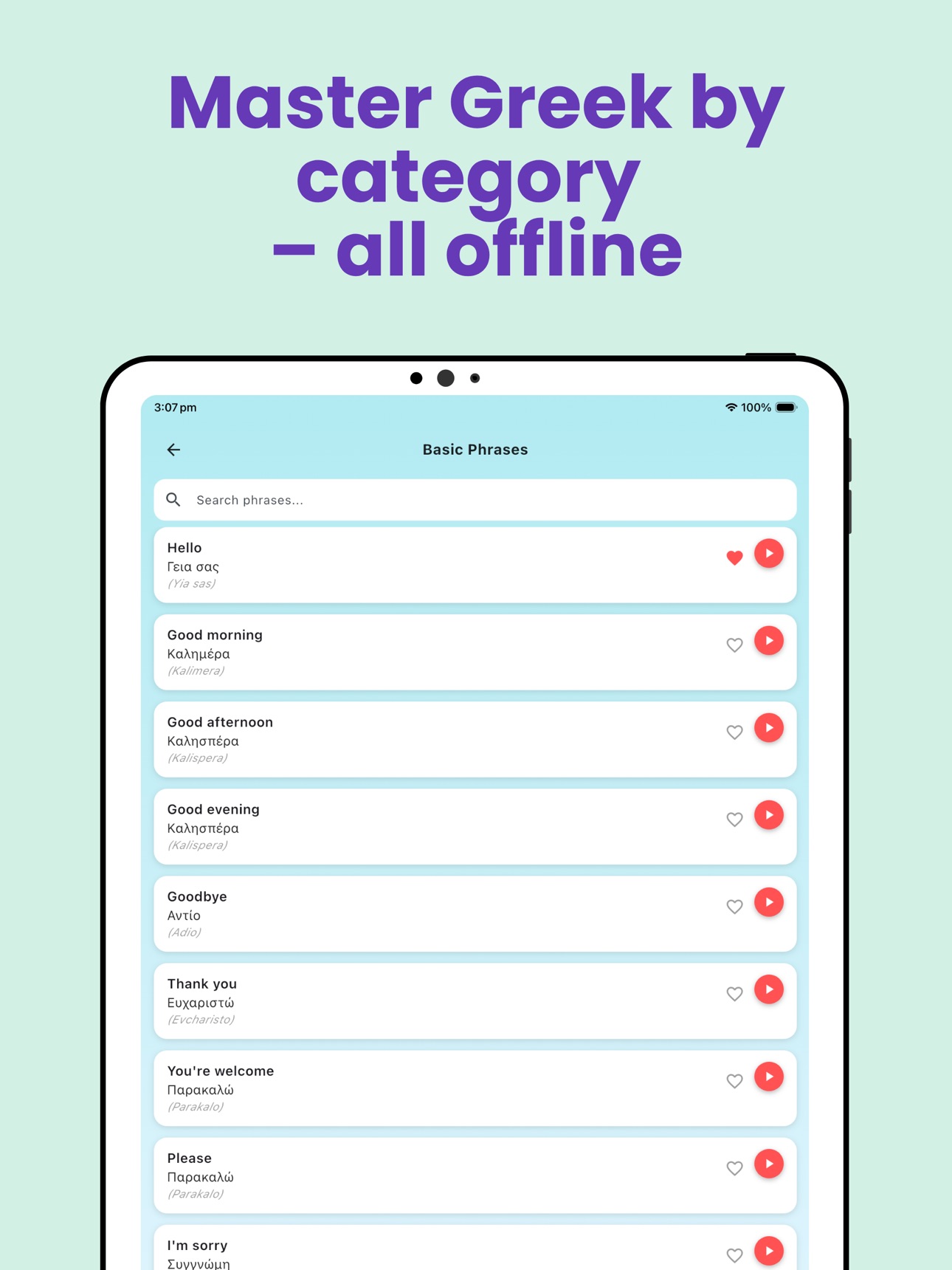 Screenshot 8 of Greek Phrasebook for Travel