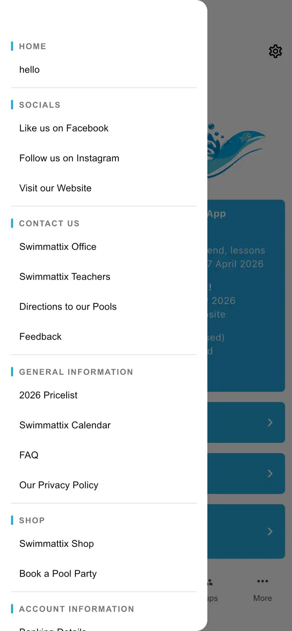 Screenshot #3 pour Swimmattix Swim School