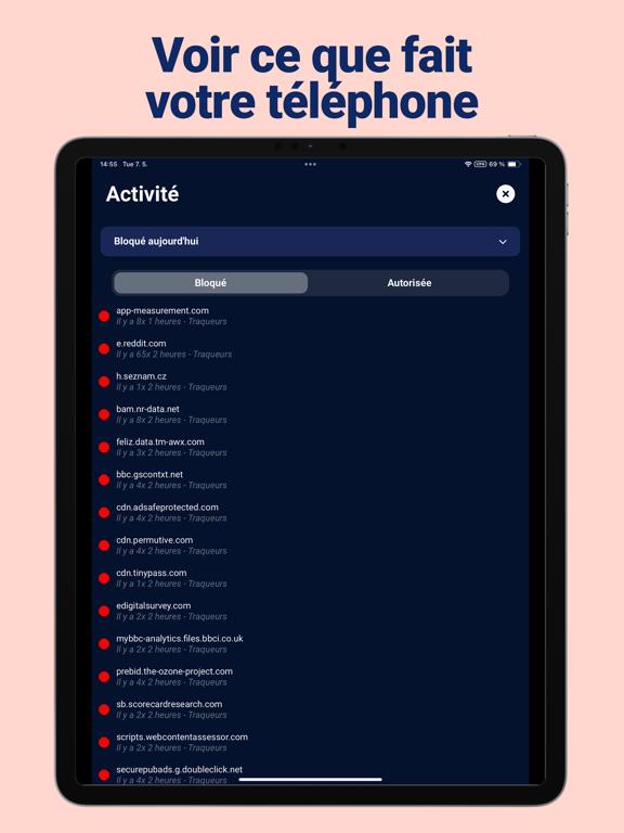 Screenshot #5 pour BLOKK: Protect Mobile Security