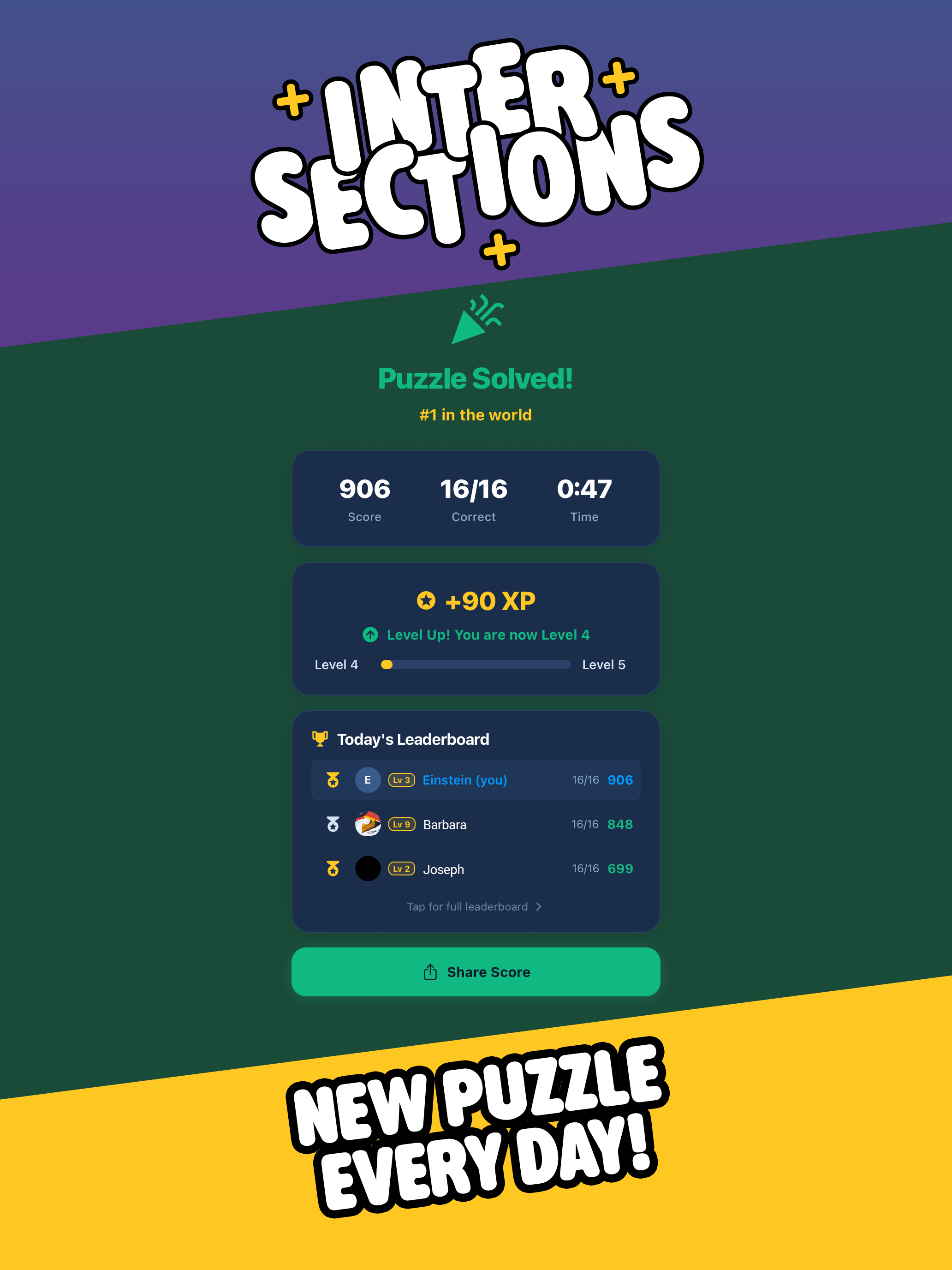 Intersections - Daily Trivia screenshot 8
