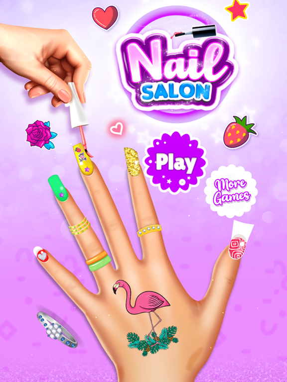 Nail Salon - nail polish gamesのおすすめ画像1