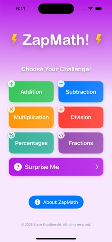 ZapMath! Screenshot 1 of 4